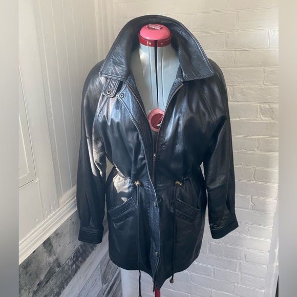 Vintage Italian leather jacket - Picture 2 of 11